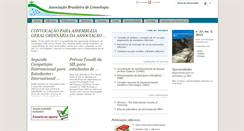 Desktop Screenshot of ablimno.org.br